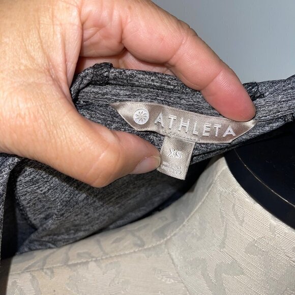 Athleta Pacifica Illume UPF Relaxed Jacket Size XS Heathered Charcoal Gray - Picture 6 of 10